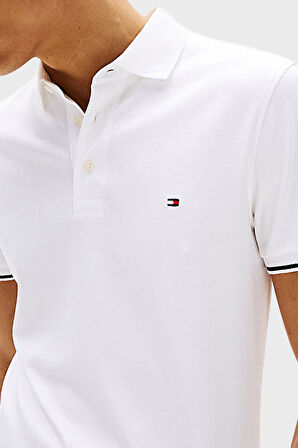 Tommy Hilfiger Erkek Polo Yaka T Shirt MW0MW39348 YBR
