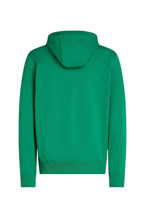 Erkek Essential Terry Kapüşonlu Sweatshirt - Yeşil | L