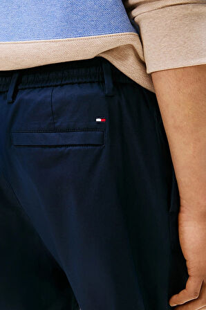 Erkek Tapered Fit Bilek Boy Teknik Kumaş Pantolon - Lacivert | 29/32