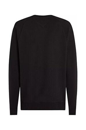 Erkek Monogram Logolu Sweatshirt - Siyah | XL