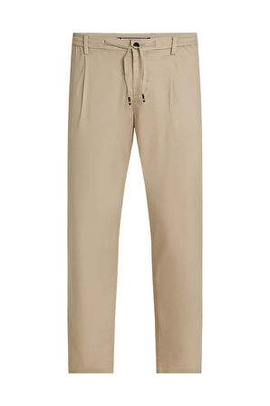 Erkek Regular Fit Bilek Boy Teknik Kumaş Pantolon - Bej | 32/32