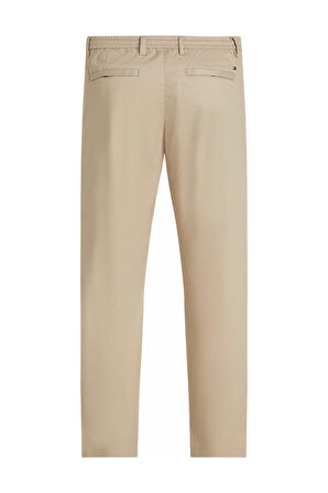 Erkek Regular Fit Bilek Boy Teknik Kumaş Pantolon - Bej | 33/32