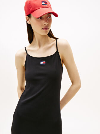 TOMMY HILFIGER Kadın  Siyah Elbise DW0DW21170 BDS
