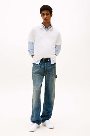 Tommy Jeans Erkek Tişört-DM0DM21657