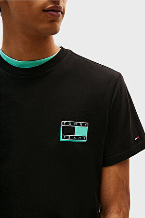 Tommy Jeans Erkek T Shirt DM0DM21577 BDS