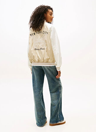 Tommy Jeans Standart Bej Kadın Ceket DW0DW21432RBV