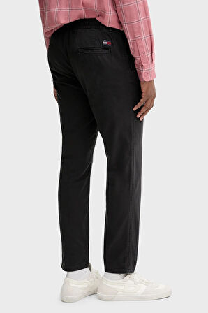 TJM ISAAC LIGHT COTTON PANTS Erkek Siyah Pantolon - DM0DM21705