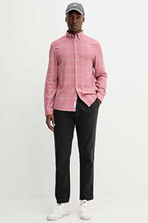 Erkek Çift Pilili Rahat Konik Kesim Pantolon - Siyah | 31/32