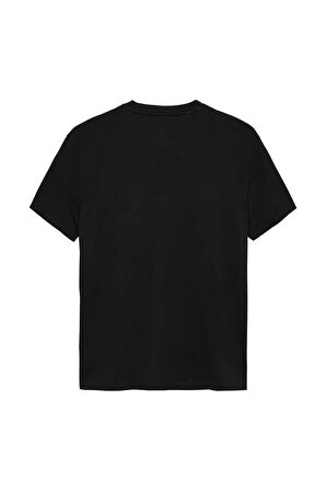 Erkek New York City Logolu T-Shirt - Siyah | 2XL