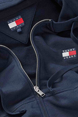 Kadın BXY Crop Fermuarlı Kapüşonlu Sweatshirt - Lacivert | XS