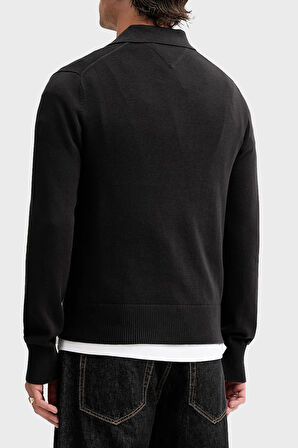 Tommy Jeans Erkek Polo Yaka Kazak DM0DM20304 BDS