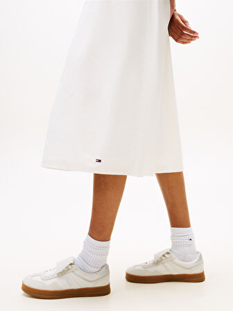 TOMMY HILFIGER Kadın  Beyaz1 Elbise DW0DW20881 YBL