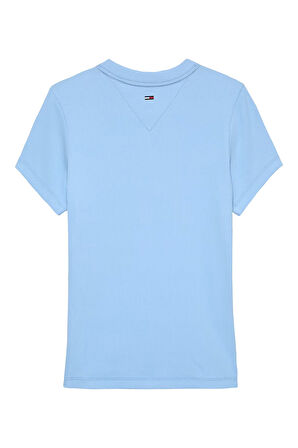 Kadın TJW Slim Script Label SS Kısa Kollu T-Shirt - Açık Mavi  | XS