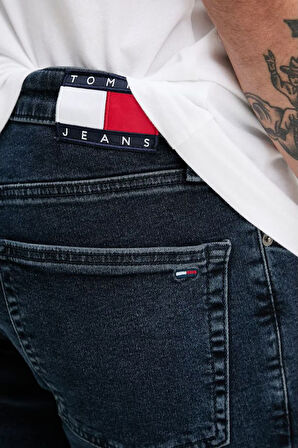 Tommy Jeans Erkek Kot Pantolon DM0DM21213 1BK