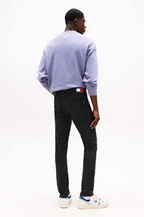 Erkek Austin Daralan Paça Slim Fit Jean Pantolon - Siyah | 32/30