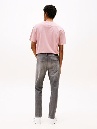 TOMMY HILFIGER Erkek Marka Logolu Çift Cep Şık Görünüşlü Günlük Kullanıma Uygun Koyu Gri Jeans DM0DM21231 1BZ