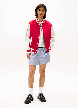 Tommy Jeans Yüksek Bel Standart Çok Renkli Kadın Şort DN0DN00059099