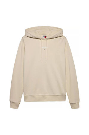 Kadın Regular Fit Kapüşonlu Logolu Sweatshirt - Açık Bej | M
