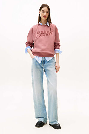Tommy Jeans Kadın Sweatshirt-DW0DW21196