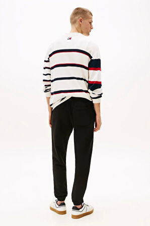 Tommy Jeans Dna Graphics Erkek Siyah Eşofman Altı  DM0DM22145BDS