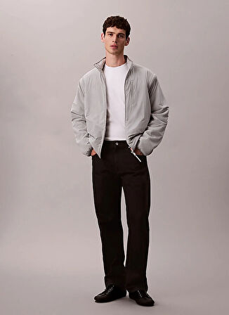 Calvin Klein Jeans Gri Erkek Sweatmont LVGMF5J406BAQ REVERSIBLE SHERPA JAC