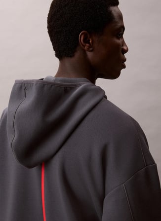 Calvin Klein Jeans Kapüşon Yaka Gri Erkek Sweatshırt LVGMF5W308CKP HOODIE