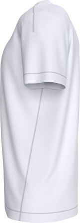 CALVIN KLEIN Erkek Marka Logolu Organik Pamuklu Günlük Kullanıma Uygun Beyaz T-Shirt LVGMF5K101 100