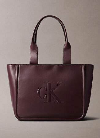 Calvin Klein Koyu Kahve Kadın Tote Çanta LV04F3218G