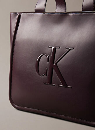 Calvin Klein Koyu Kahve Kadın Tote Çanta LV04F3218G