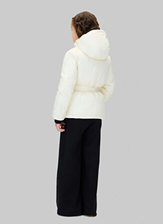 Calvin Klein Ekru Kız Çocuk Şişme Mont IG0IG02976PGB