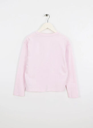 Calvin Klein Baskılı Pembe Kız Çocuk T-Shirt IG0IG02135TDI