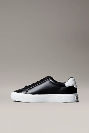Kadın Bağcıklı Sneaker - Siyah/Beyaz | 39