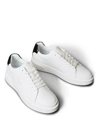 Calvin Klein Beyaz - Siyah Erkek Sneaker CHUNKY CUPSOLE LACEUP LTH