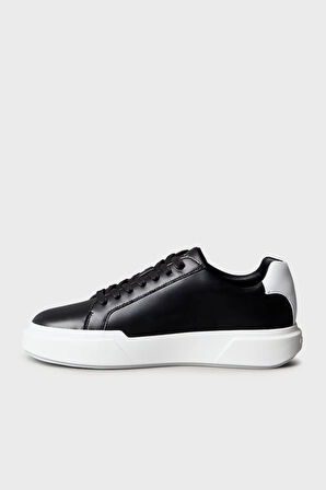 Calvin Klein Jeans Kalın Tabanlı Bağcıklı Deri Erkek Sneaker YM0YM01344-0GM