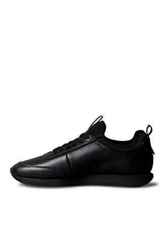 Calvin Klein Siyah Erkek Sneaker RETRO RUNNER SOCK LACEUP LTH