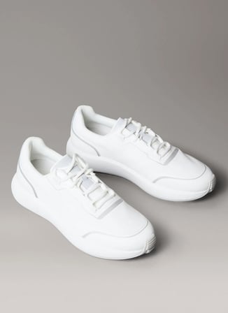 Calvin Klein Beyaz Erkek Sneaker CITY RUNNER LACEUP TECH MIX