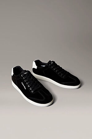 Erkek Cupsole Tabanlı Süet Sneaker - Siyah | 45