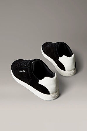 Erkek Cupsole Tabanlı Süet Sneaker - Siyah | 45