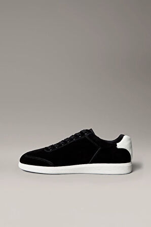 Erkek Cupsole Tabanlı Süet Sneaker - Siyah | 45