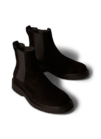 Calvin Klein Siyah Erkek Bot COMBAT ESS CHELSEA BOOT SU