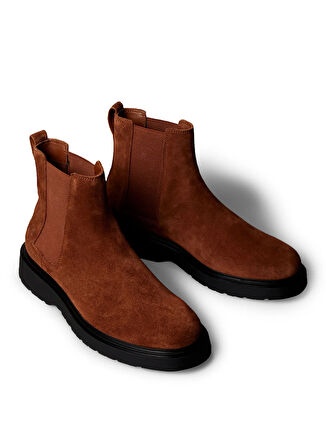 Calvin Klein Kahve Erkek Bot COMBAT ESS CHELSEA BOOT SU