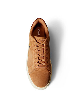 Calvin Klein Deri Açık Kahve Erkek Günlük Ayakkabı CLASSIC CUPSOLE LACEUP SU