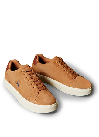 Calvin Klein Deri Açık Kahve Erkek Günlük Ayakkabı CLASSIC CUPSOLE LACEUP SU
