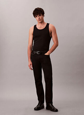 Calvin Klein Normal Bel Normal Paça Normal Siyah Erkek Denim Pantolon LV04RD902G433_SLIM STRAIGHT JAGUAR