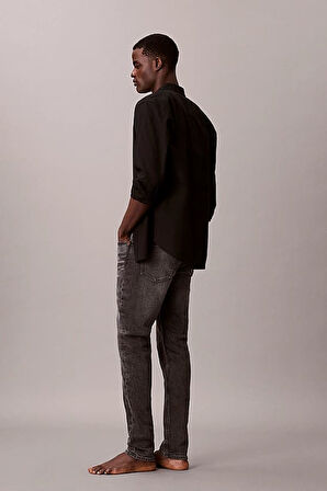 Erkek Slim Taper Hearst Dar Paça Jean Pantolon - Gri | 32/30