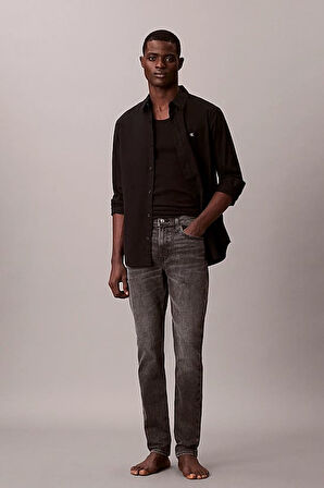 Erkek Slim Taper Hearst Dar Paça Jean Pantolon - Gri | 33/30