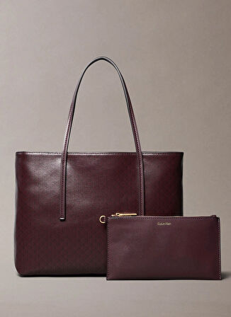 Calvin Klein Koyu Kahve Kadın Tote Çanta LV04F3267G