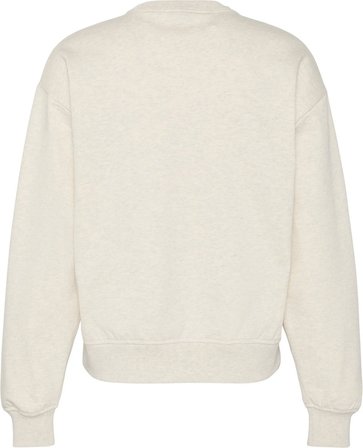 Calvin Klein Monologo Uzun Kollu Rahat Kesim Penye Bisiklet Yaka Kadın Gri Sweatshirt LV047B234G-P4P