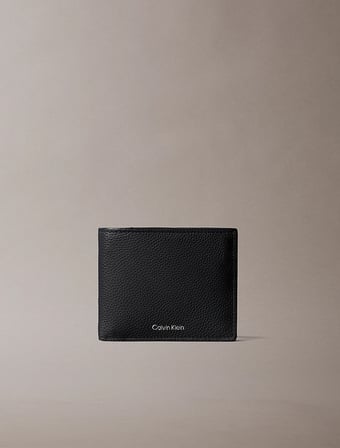 CALVIN KLEIN Erkek Marka Logolu Günlük Kullanıma Uygun SİYAH Cüzdan LV04D1138G UB1