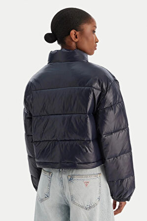 Calvin Klein Parlak Kısa Şişme Kadın Mavi Ceket LV047D504G-VEK